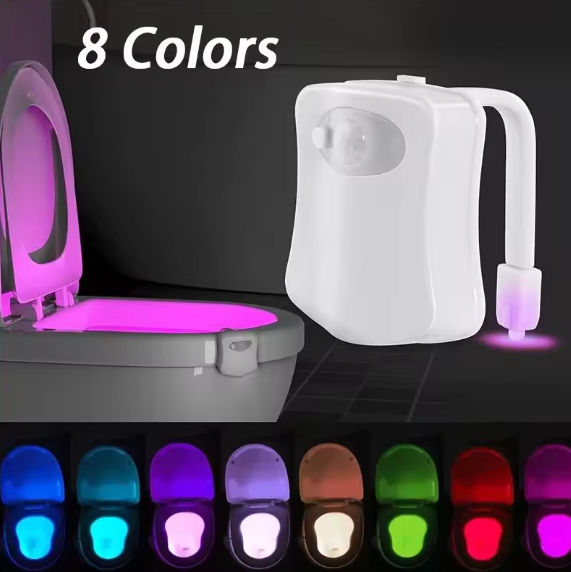 Smart Motion Sensor Toilet Seat Night Light